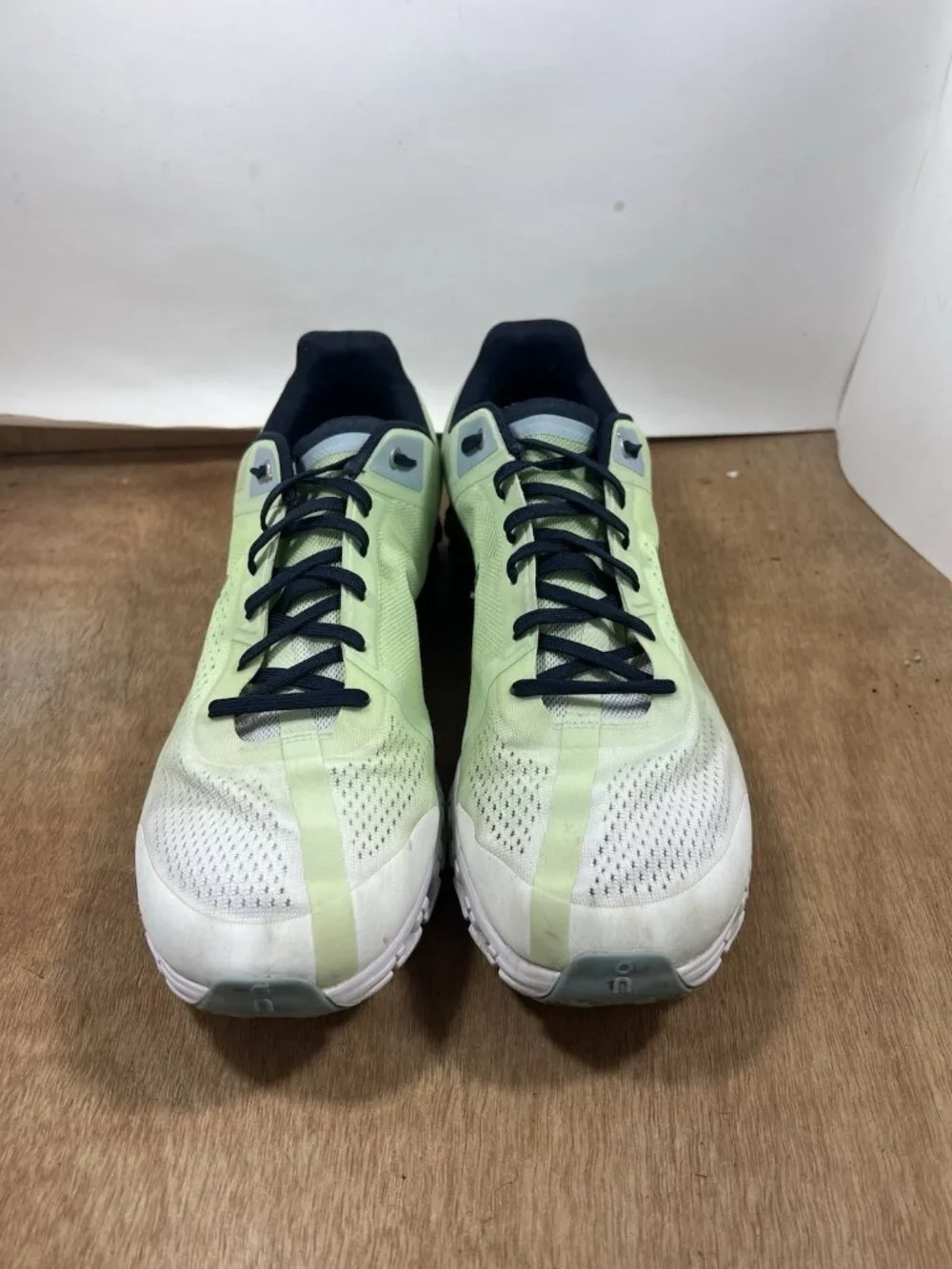 On CloudFlow 3 Mens Size 14 Green Athletic Running Training Shoes Comfort
